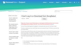 
                            12. I Can't Log In or Download from SongSelect – Renewed Vision