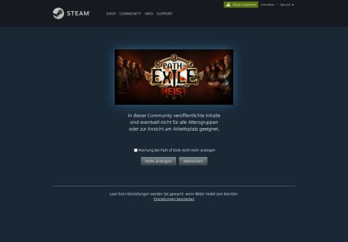 
                            5. I can't log in Poe :: Path of Exile Allgemeine ... - Steam Community