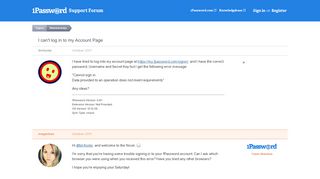 
                            4. I can't log in to my Account Page — 1Password Forum