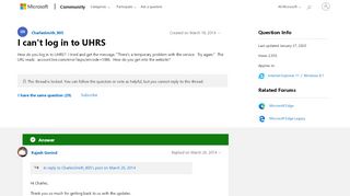 
                            9. I can't log in to UHRS - Microsoft Community