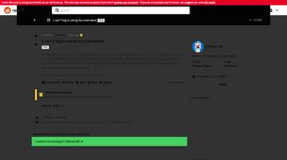 
                            6. I can't log in using my username : Minecraft - Reddit