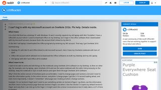
                            12. I can't log in with my microsoft account on OneNote 2016. Pls help ...