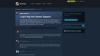 
                            3. I can't log into Steam Support :: Help and Tips - Steam Community