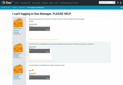 
                            3. I can't logging in Daz Manager. PLEASE HELP - Daz 3D Forums