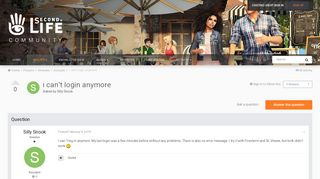 
                            13. i can't login anymore - Account - SecondLife Community