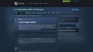 
                            1. I can't login either :: IL-2 Sturmovik: Battle of Stalingrad General ...