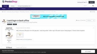 
                            2. I cant login in back office - Configuring and using PrestaShop ...