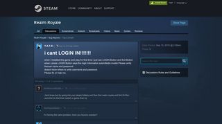 
                            5. i cant LOGIN IN!!!!!!! :: Realm Royale Bug Reports - Steam Community