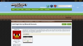 
                            3. I can't login into my Minecraft Account.. - Discussion - Minecraft ...
