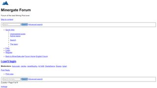 
                            3. i can't login - Minergate Forum