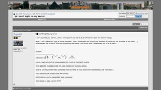 
                            3. i can't login to any server. - SA-MP Forums