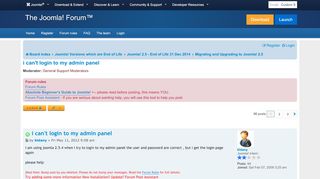 
                            2. i can't login to my admin panel - Joomla! Forum - community, help ...