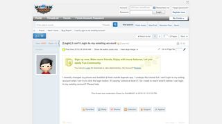 
                            2. I can't Login to my existing account - Bug Report - Mobile Legends ...