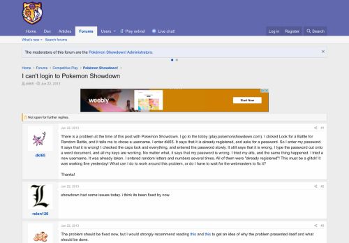
                            6. I can't login to Pokemon Showdown | Smogon Forums