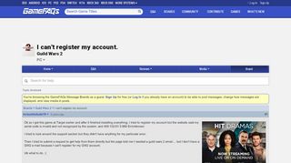 
                            12. I can't register my account. - Guild Wars 2 Message Board for PC ...