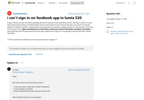 
                            6. i can't sign in on facebook app in lumia 520 - Microsoft Community