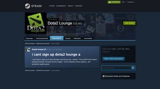 
                            3. i cant sign up dota2 lounge a :: Dota2 Lounge - Steam Community