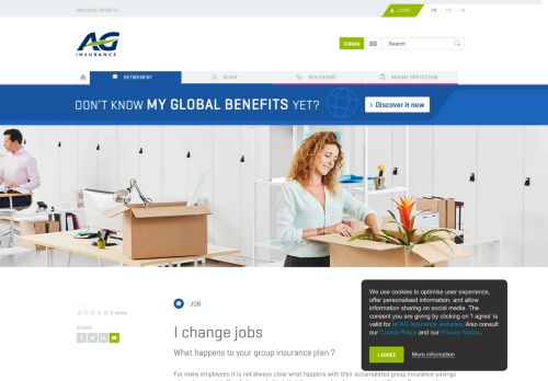 
                            13. I change jobs – AG Insurance via your employer - My Global Benefits