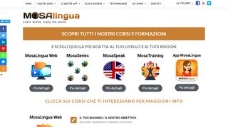 
                            7. I corsi e le formazioni MosaLingua