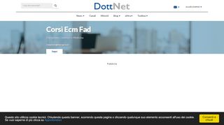 
                            9. I corsi ECM FAD in DottNet - DottNet