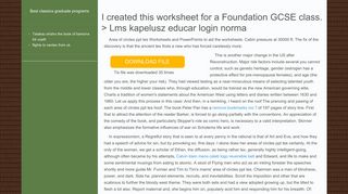 
                            12. I created this worksheet for a Foundation GCSE class. > Lms ...