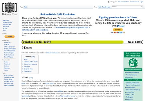 
                            5. I-Doser - RationalWiki