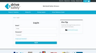 
                            10. I Drive Safely – Existing Student Login Page – Student Sign In