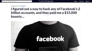 
                            11. I figured out a way to hack any of Facebook's 2 billion accounts, and ...