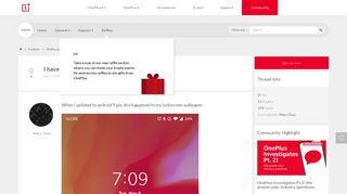 
                            12. I have a problem with my lockscreen wallpaper - OnePlus Community ...