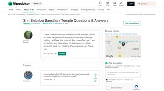 
                            7. I have booked darshan online from the website but... - Shri Saibaba ...