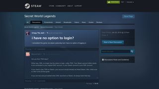 
                            5. i have no option to login? :: Secret World Legends General Discussion