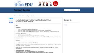 
                            10. I help installing or registering WhiteSmoke Writer - ThinkEDU.com