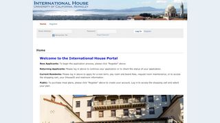 
                            8. I-House Online Application - Home