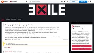 
                            10. I keep dying and losing money, any advice? : ExileMod - Reddit