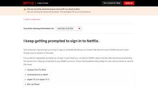 
                            6. I keep getting prompted to sign in to Netflix. - Netflix Help Center