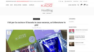 
                            12. I kit per la cucina e il bucato, un'attenzione in più! | Welcome Kadò