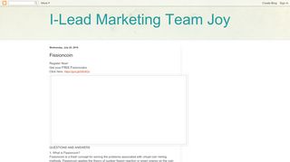 
                            11. I-Lead Marketing Team Joy: Fissioncoin