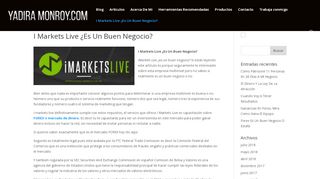 
                            7. I Markets Live ¿Es Un Buen Negocio? | Yadira Monroy
