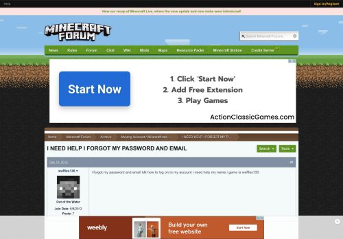 
                            6. I NEED HELP I FORGOT MY PASSWORD AND EMAIL - Mojang Account ...