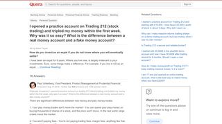 
                            5. I opened a practice account on Trading 212 (stock trading) and ...