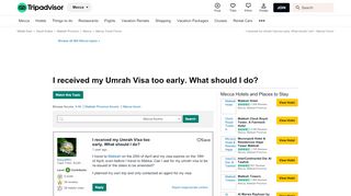 
                            13. I received my Umrah Visa too early. What should I do? - Mecca ...