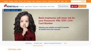 
                            4. i-safe | Online Banking | Personal Banking | Online ... - ICICI Bank