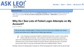 
                            12. I see lots of failed attempts to login to my account, should I do ...