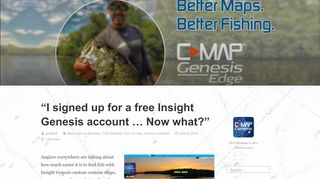 
                            12. “I signed up for a free Insight Genesis account … Now what?” – C ...