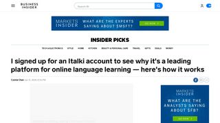 
                            7. I signed up for an Italki account to see why it's a leading platform for ...