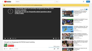 
                            7. I thought my Hauppauge HD PVR 60 wasnt working. - YouTube