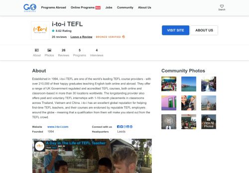 
                            5. i-to-i and LoveTEFL | Reviews and Programs | Go Overseas