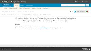 
                            7. I tried using my Quizlet login name and password to log into ...