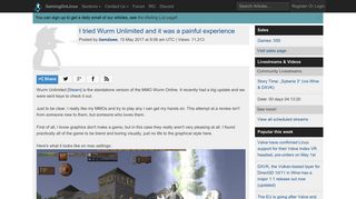 
                            5. I tried Wurm Unlimited and it was a painful experience | GamingOnLinux