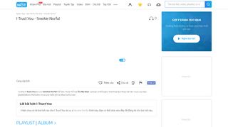 
                            13. I Trust You - Smokie Norful - NhacCuaTui